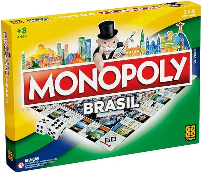 Entre os jogos de tabuleiro, Monopoly é um dos mais conhecido.