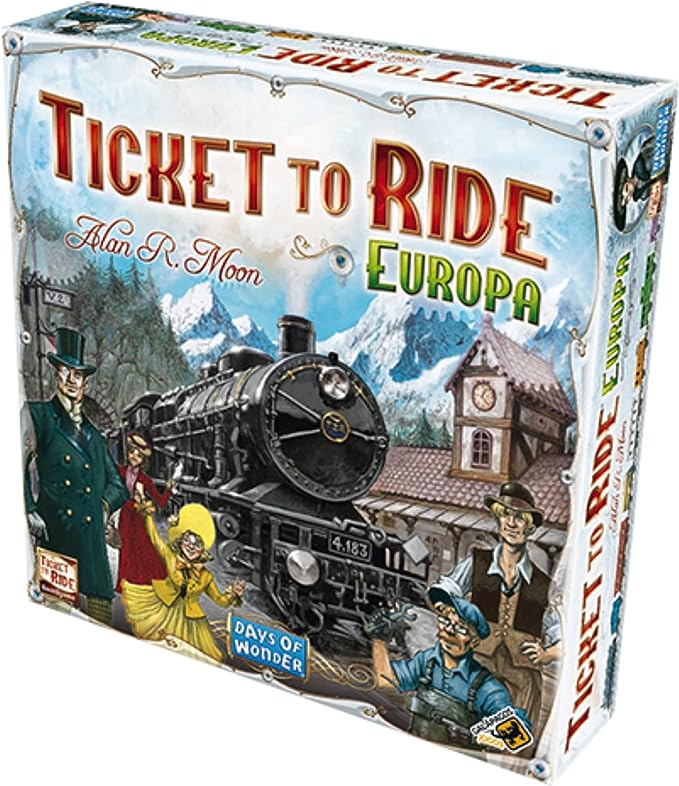 Jogos de tabuleiro: Ticket to ride