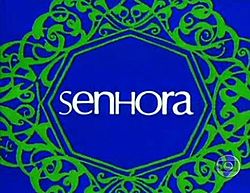 Logo da novela Senhora, da Rede Globo.