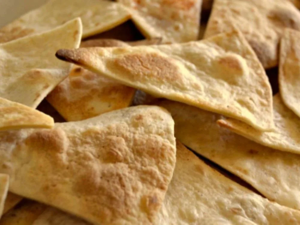 Chips crocantes de pastel