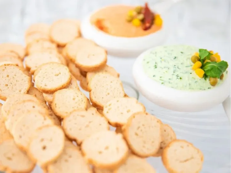 patês e pães veganos